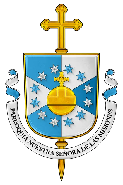 Escudo de armas de la Parroquia Nuestra Señora de las Misiones